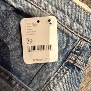 Free People We the Free CRVY Gia Wide-Leg Jeans waist 29